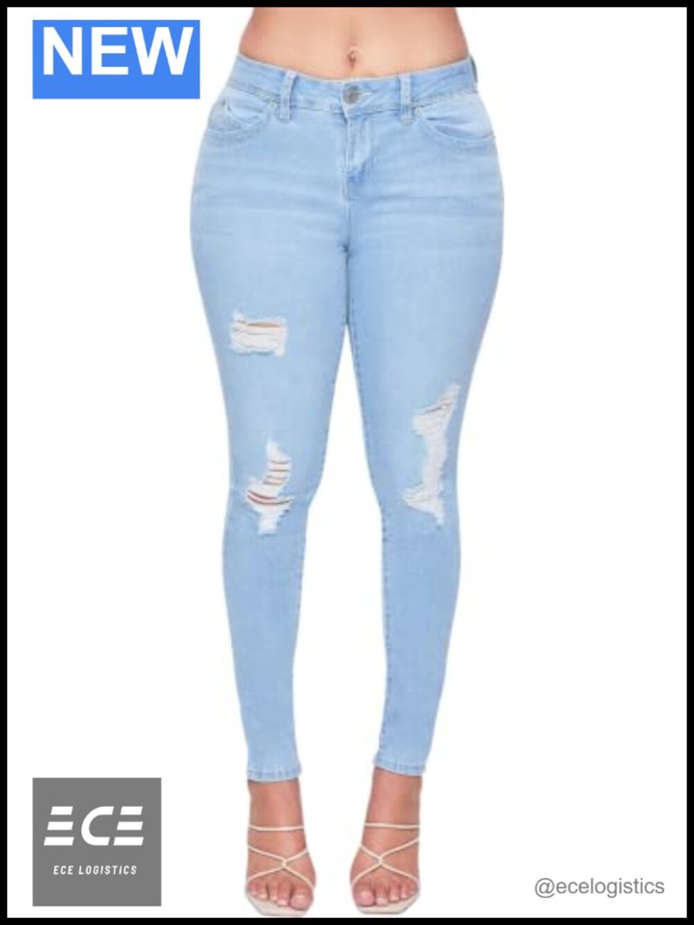 WannaBettaButt Mid-Rise Skinny Jean Recycled Fibers Stretch Denim